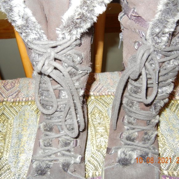 Vintage Boho Campus Hippie Winter Boots sz 9.5M/ EUR 39.5/ UK 6.5M (wbt8) - Picture 3 of 11